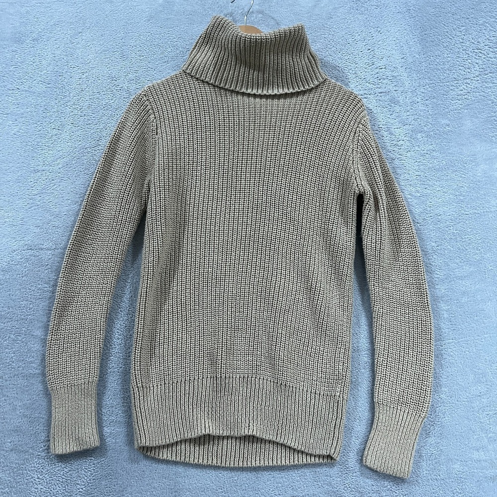 Abercrombie & Fitch Women's XS Turtle Neck Sweater Knit Fishermen Cottage Core
